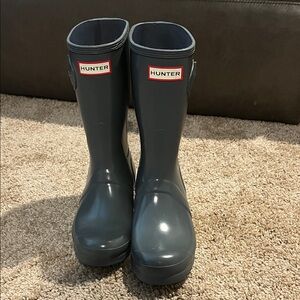 Hunter Charcoal Gray Waterproof Boots